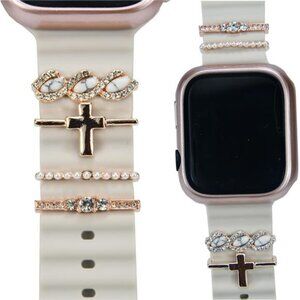 NEW Luxury Rhinestone Boho Apple Watch Band Charms